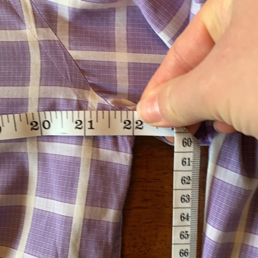 Designer Bugatchi Uomo Shaped Fit Flip Cuff Purple - Picture 9 of 14